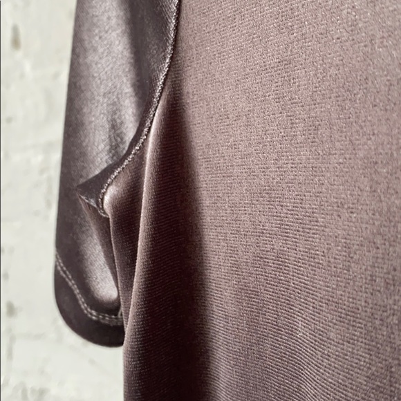 Zara Silver Metallic Velvet Dress - Picture 4 of 6